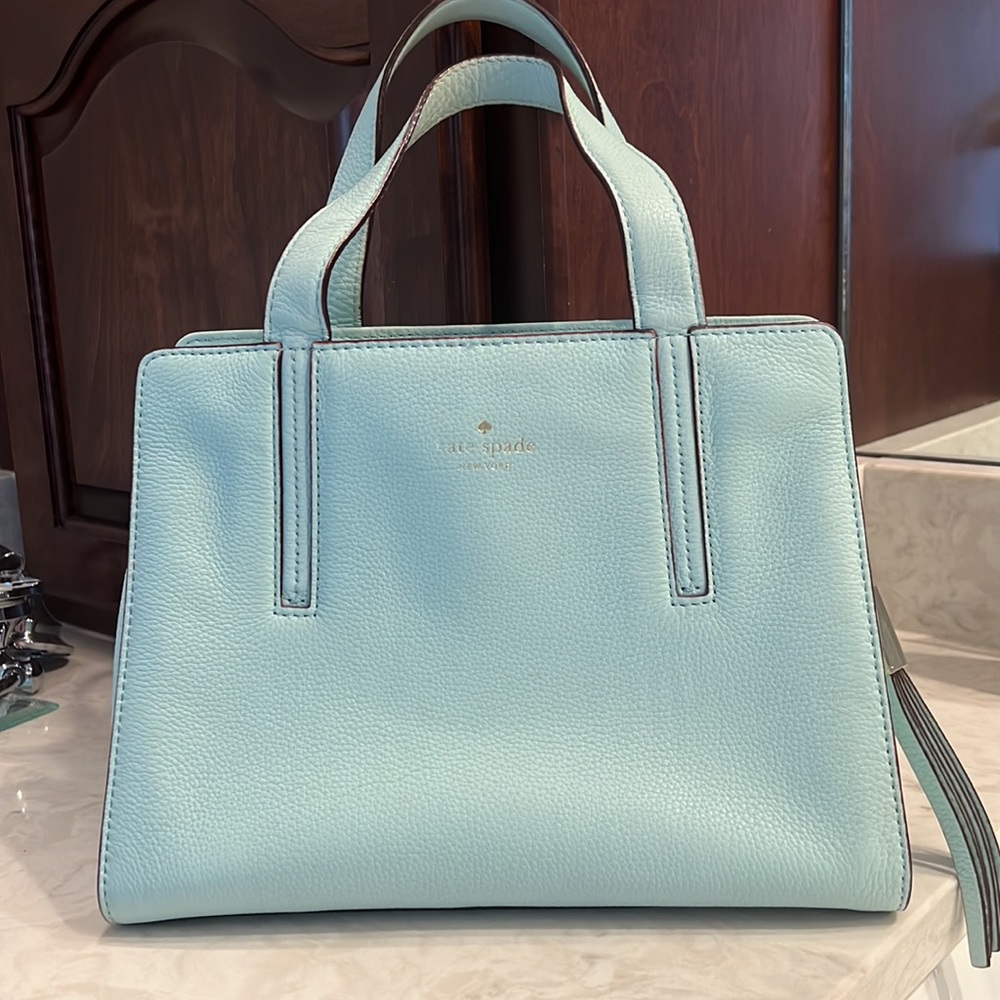 Gorgeous Kate Spade aqua handbag
